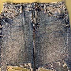 Denim skirt